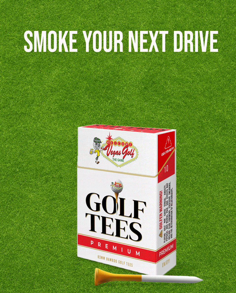 Vegas Golf Cigarette Golf Tees-Back in Stock!