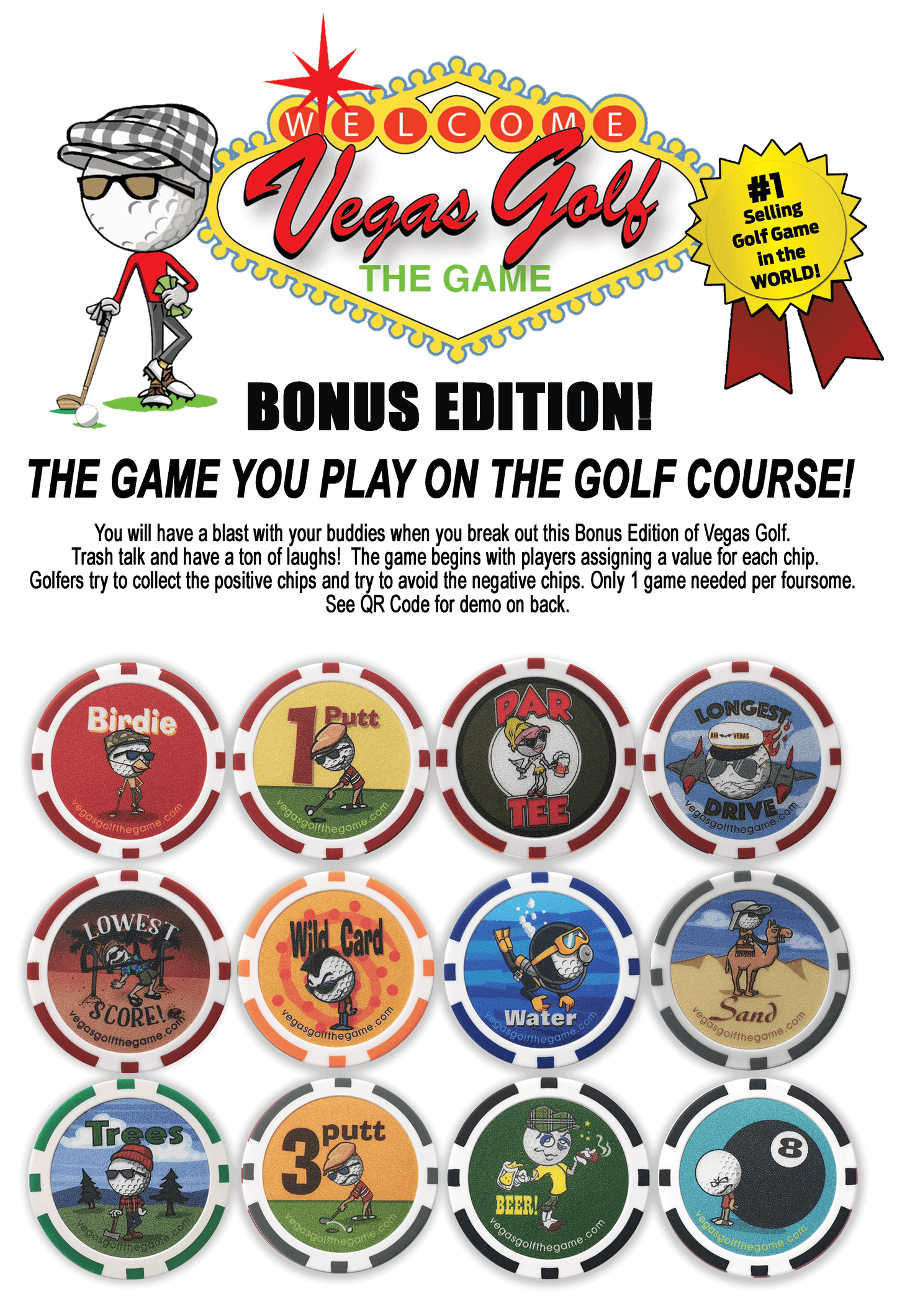 Vegas Golf "Daly" Special Golf Gift Pack
