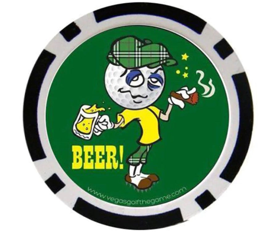 Vegas Golf Beer Chip – The Ultimate Golf Drinking Game for the Course | Fun Beer Chip Golf Game for Golfers