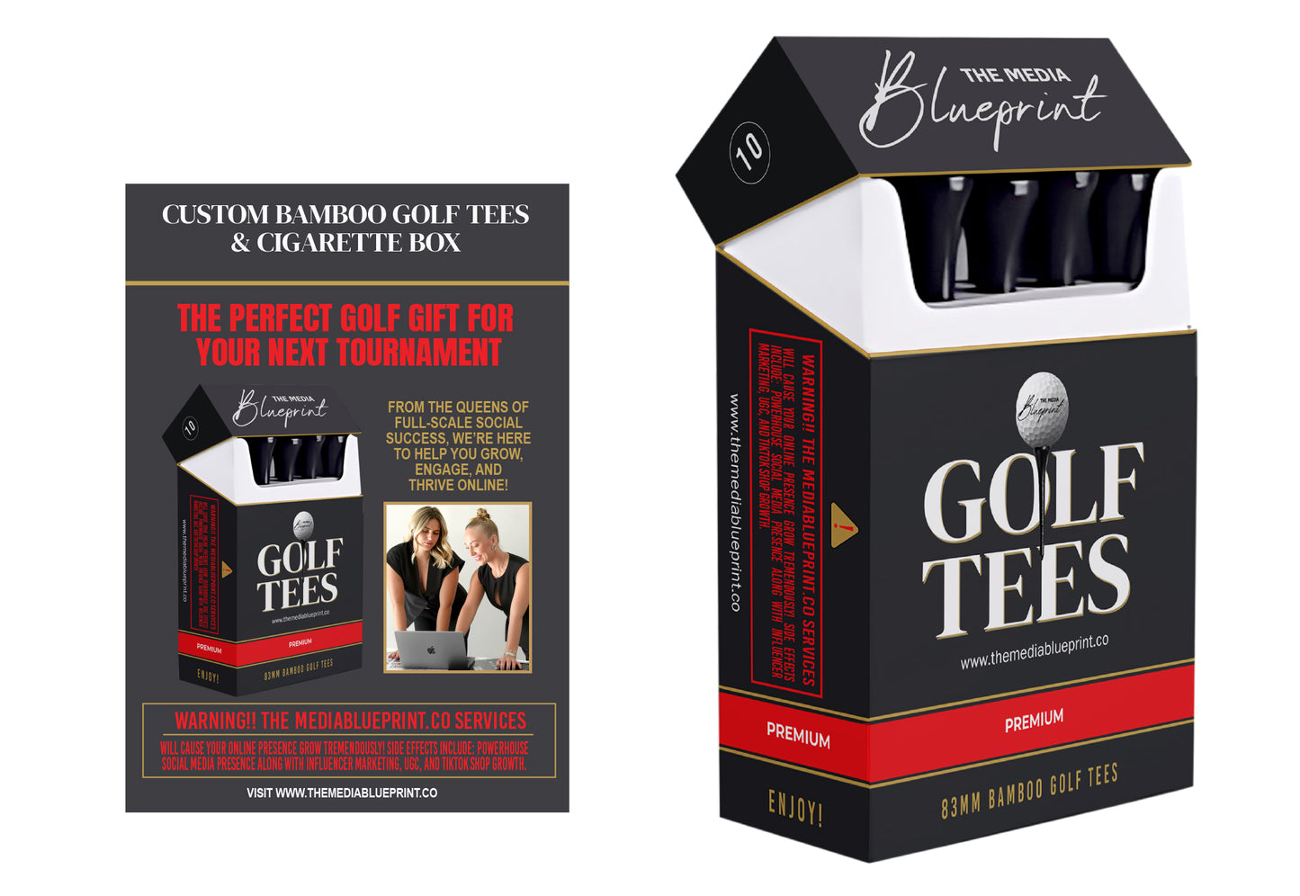 Vegas Golf Cigarette Golf Tees-Available Preorder Now!