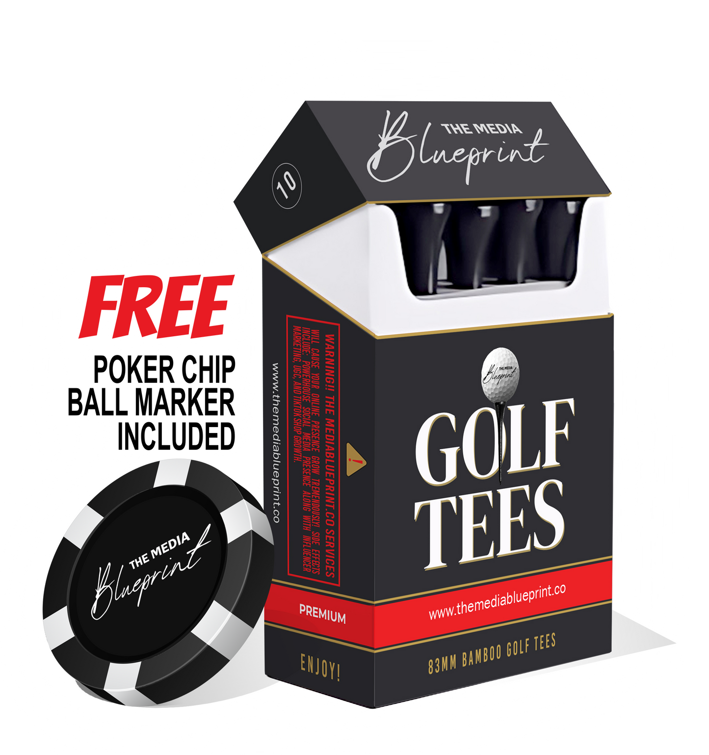 Vegas Golf Cigarette Golf Tees-Available Preorder Now!