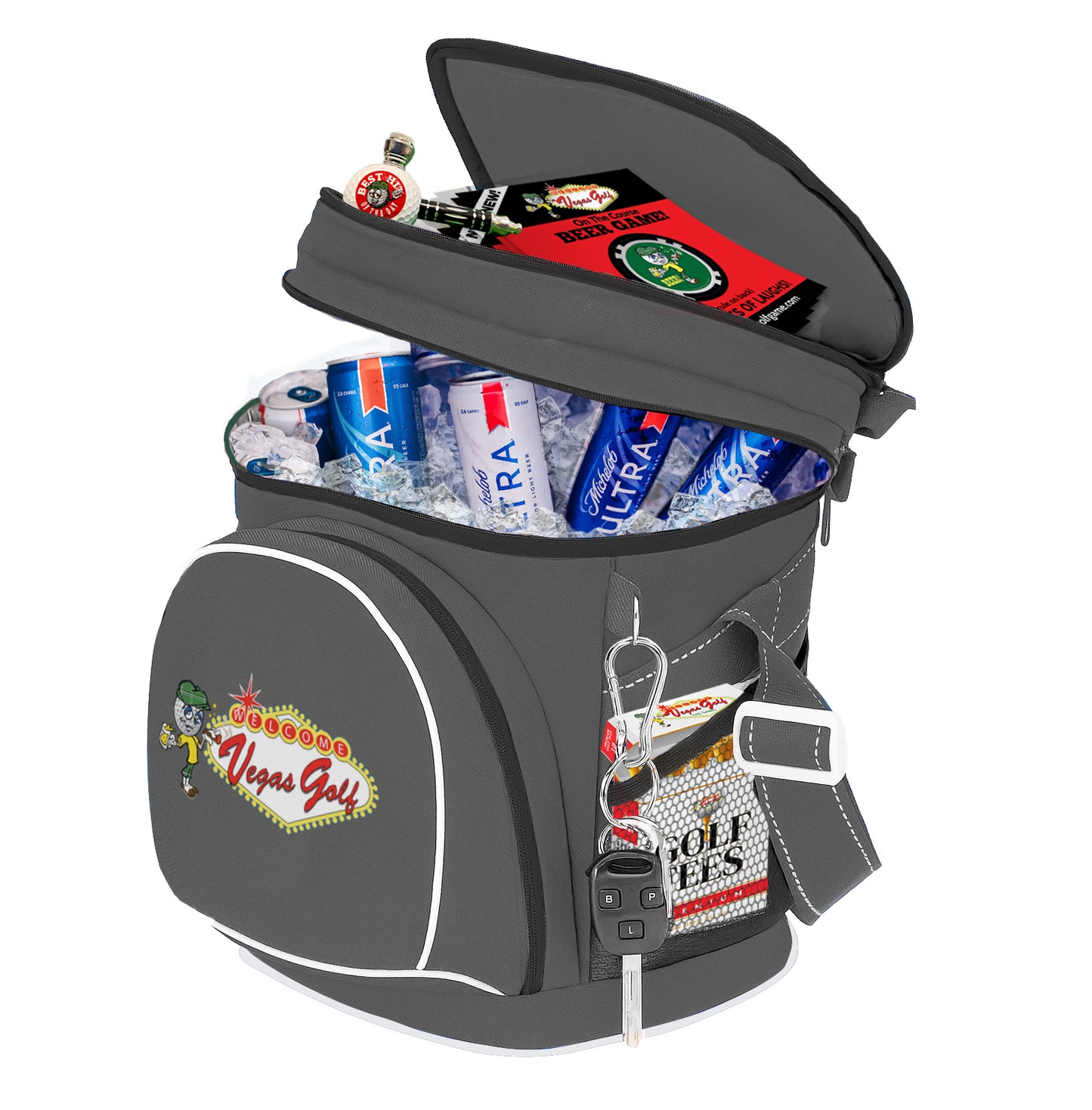 Vegas Golf Beer Bag Cooler with FREE BEER CHIP GAME!