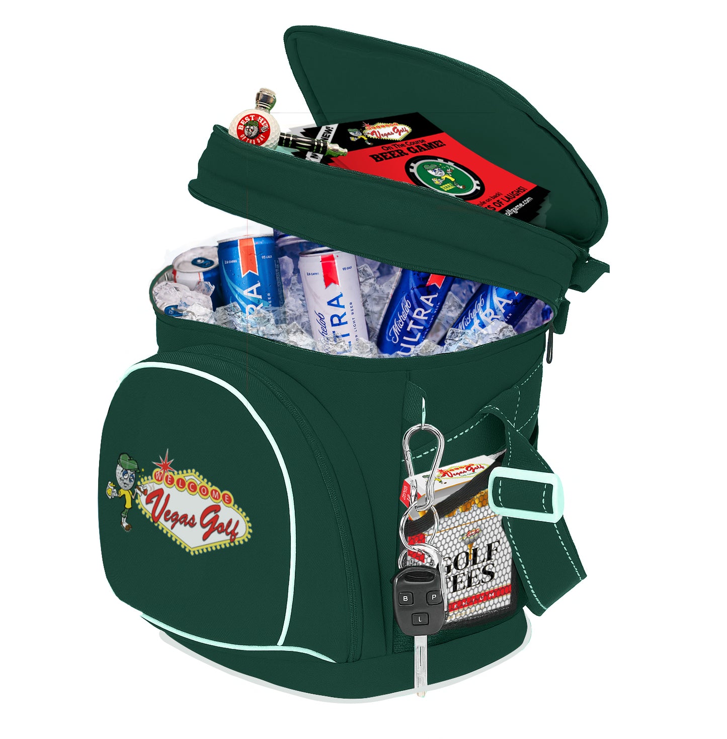 Vegas Golf Beer Bag Cooler with FREE BEER CHIP GAME!