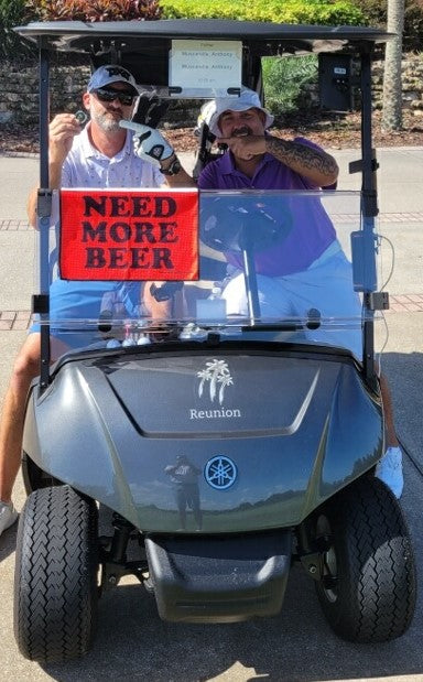 Beer Golf Chip Game-see video
