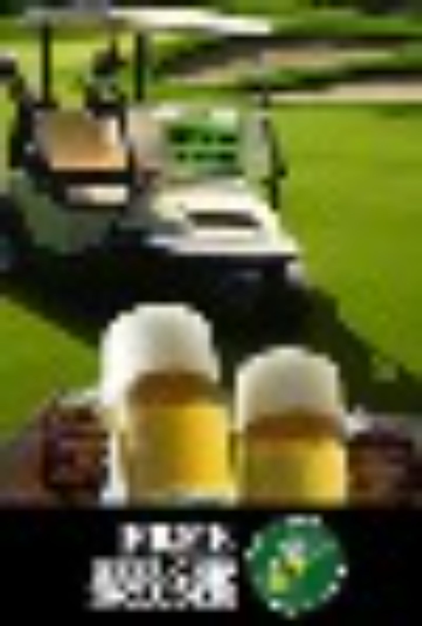 Beer Golf Chip Game-see video