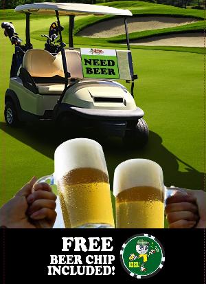 Vegas Golf "FOR HIM" High Roller/Beer Me Golf Towel Golf Gift Pack