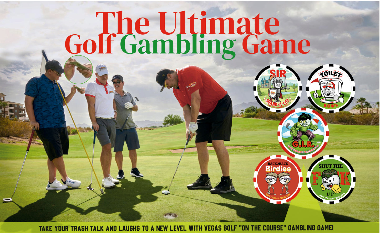 12 Chip Edition! "On The Course Golf Game"