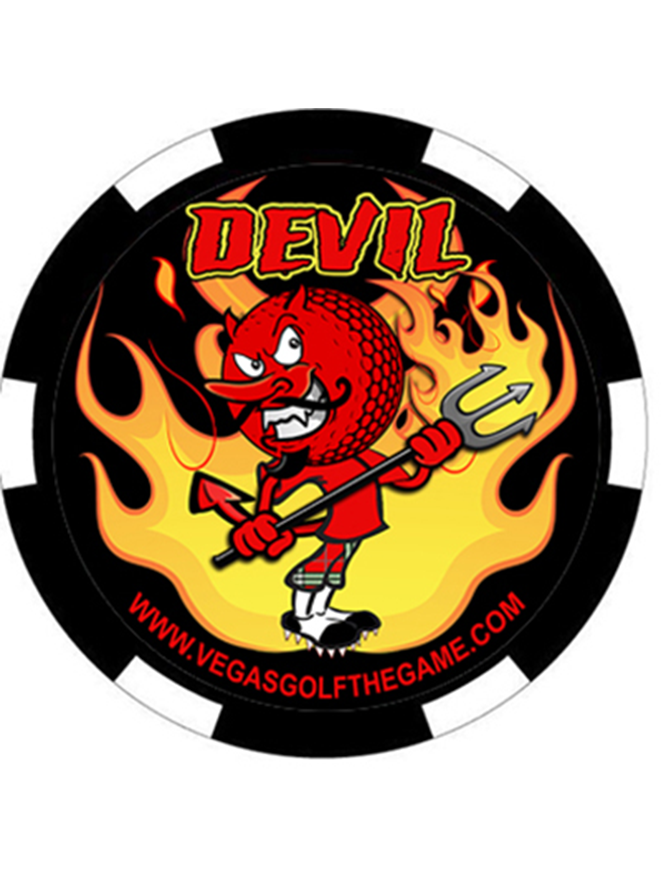 NEW DEVIL CHIP Golf Poker Chip