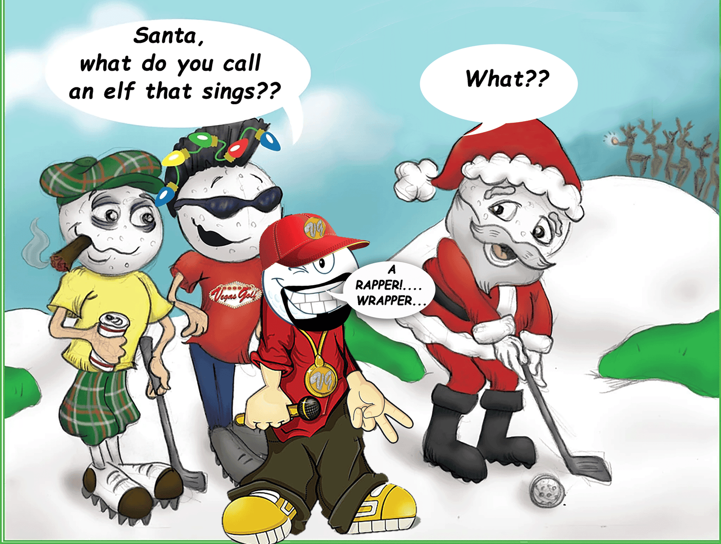 What Do you call an Elf that sings?
