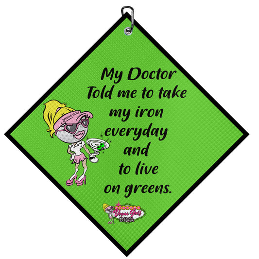 New Ladies Golf Towel