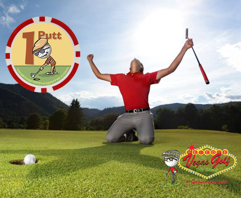 19 Chip VIP Edition Golf Course Gambling Game with FREE Deluxe Tee-bag/Chip-bag