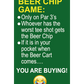 Vegas Golf Beer Chip – The Ultimate Golf Drinking Game for the Course | Fun Beer Chip Golf Game for Golfers
