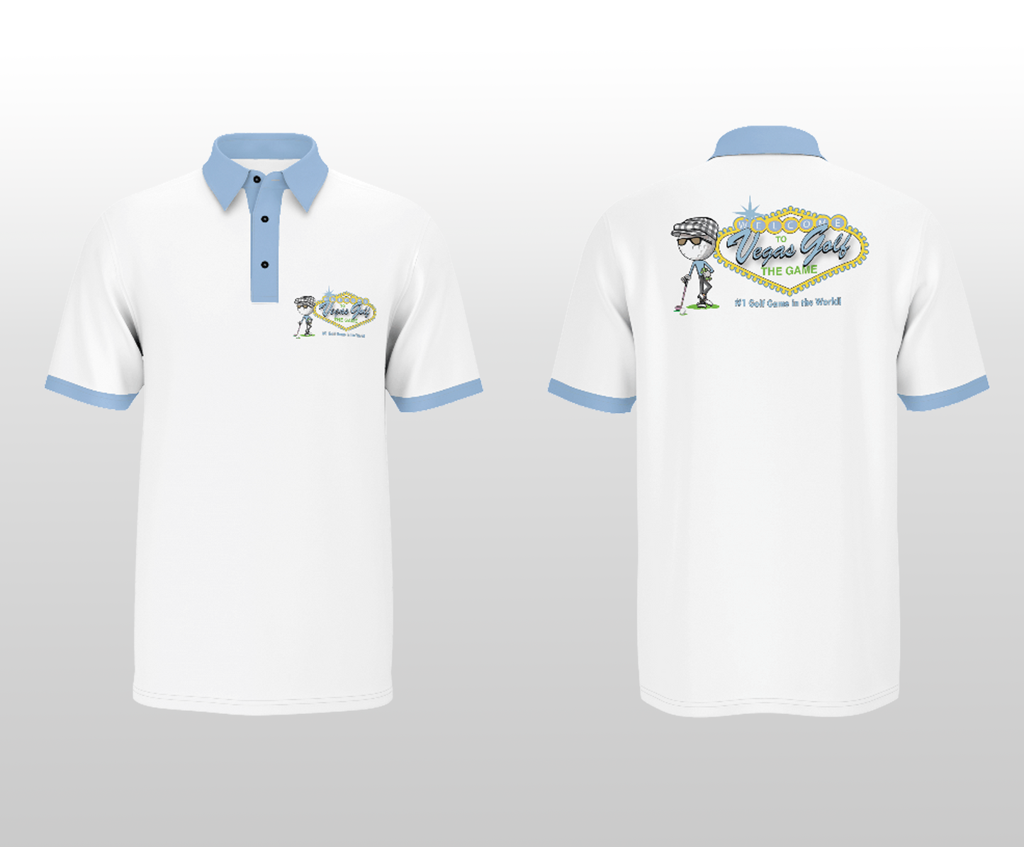 New Vegas Golf Polo Shirt-Various Colors