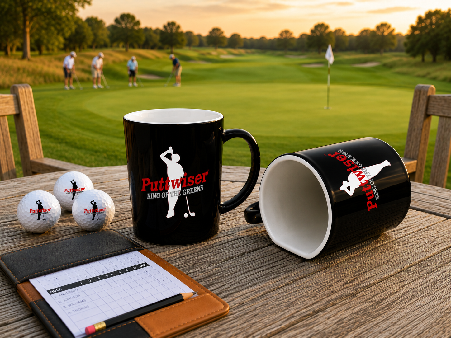 Funny Golf Mug | The Original Putting Mug | Hilarious Puttwiser Golf Putting Coffee Mug