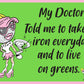 Ladies Funny Golf Polo "My Doctor Said,,,,"