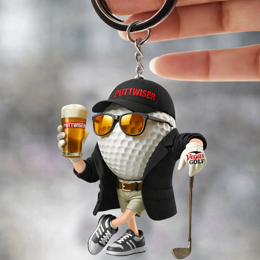 COMING SOON! Hilarious Puttwiser Golf Keychain/Bag Tag