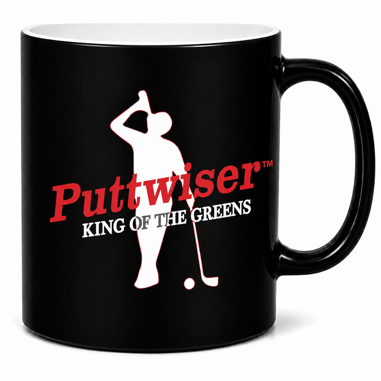 Funny Golf Mug | The Original Putting Mug | Hilarious Puttwiser Golf Putting Coffee Mug