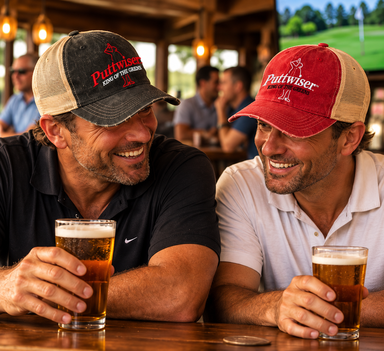 Puttwiser™ Vintage Trucker Golf Cap