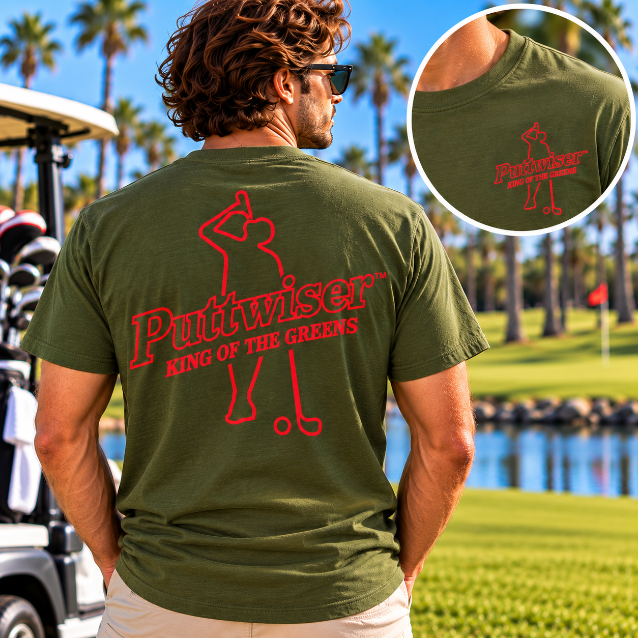 NEW PUTTWISER VINTAGE GOLF LIFESTYLE SHIRTS