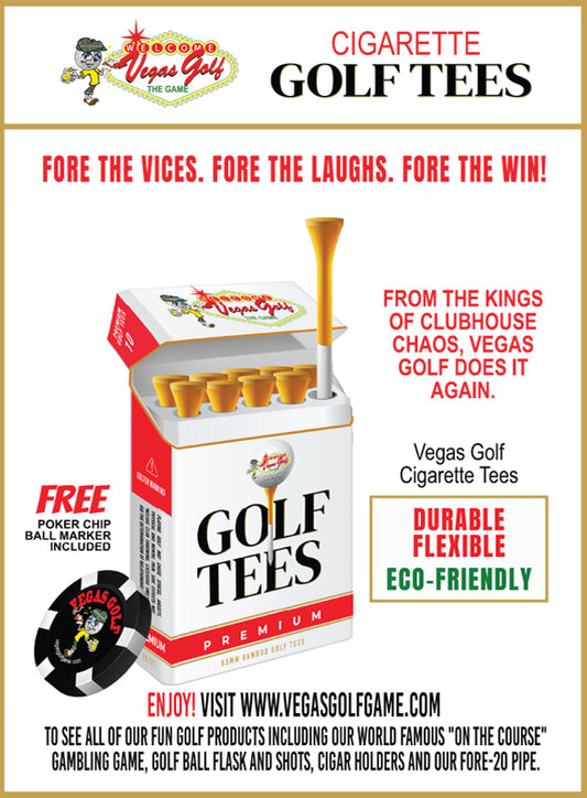 Vegas Golf Cigarette Golf Tees-Available  Preorder Now!