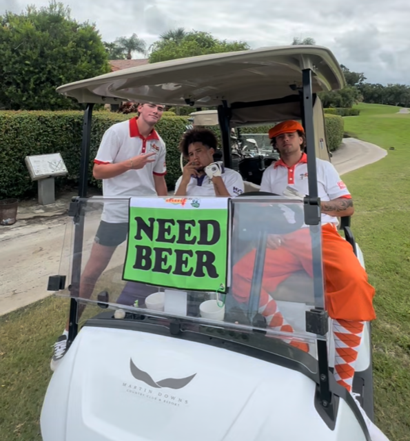 BONUS! NEED BEER GOLF TOWEL with Beer Chip Game