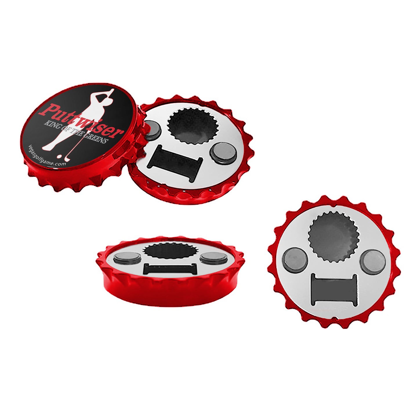 Puttwiser 3" Magnet Bottle Cap Bottle Opener