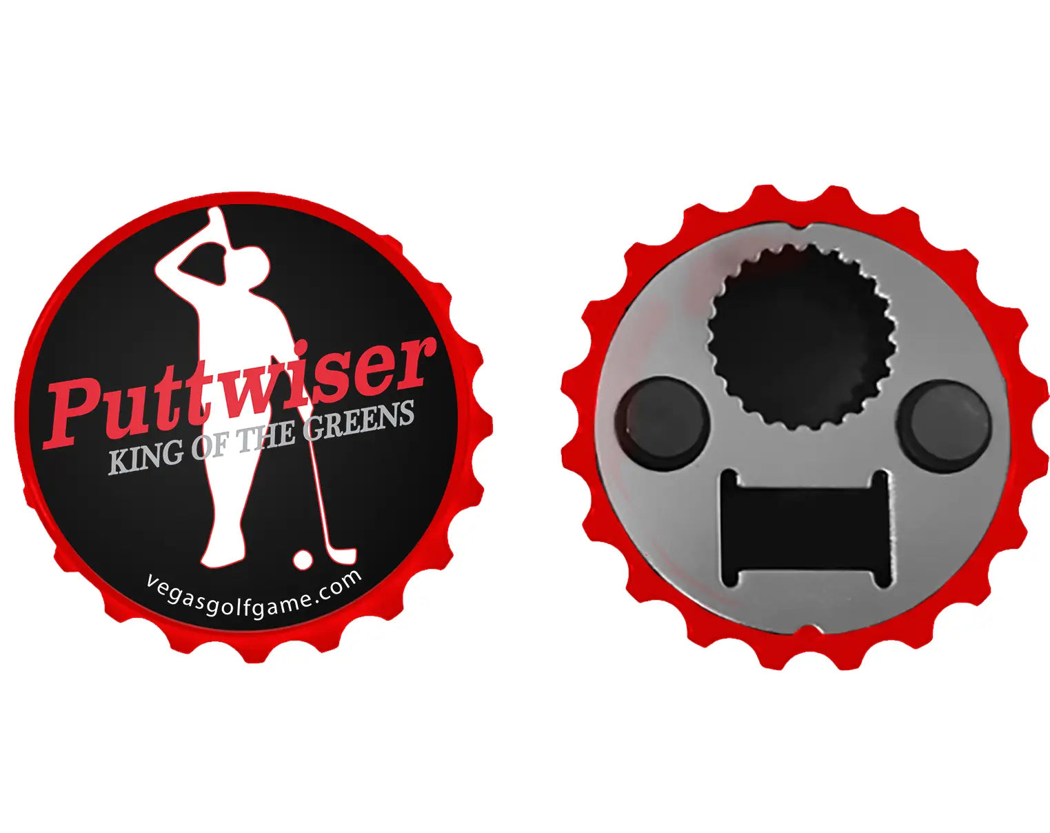 Puttwiser 3" Magnet Bottle Cap Bottle Opener