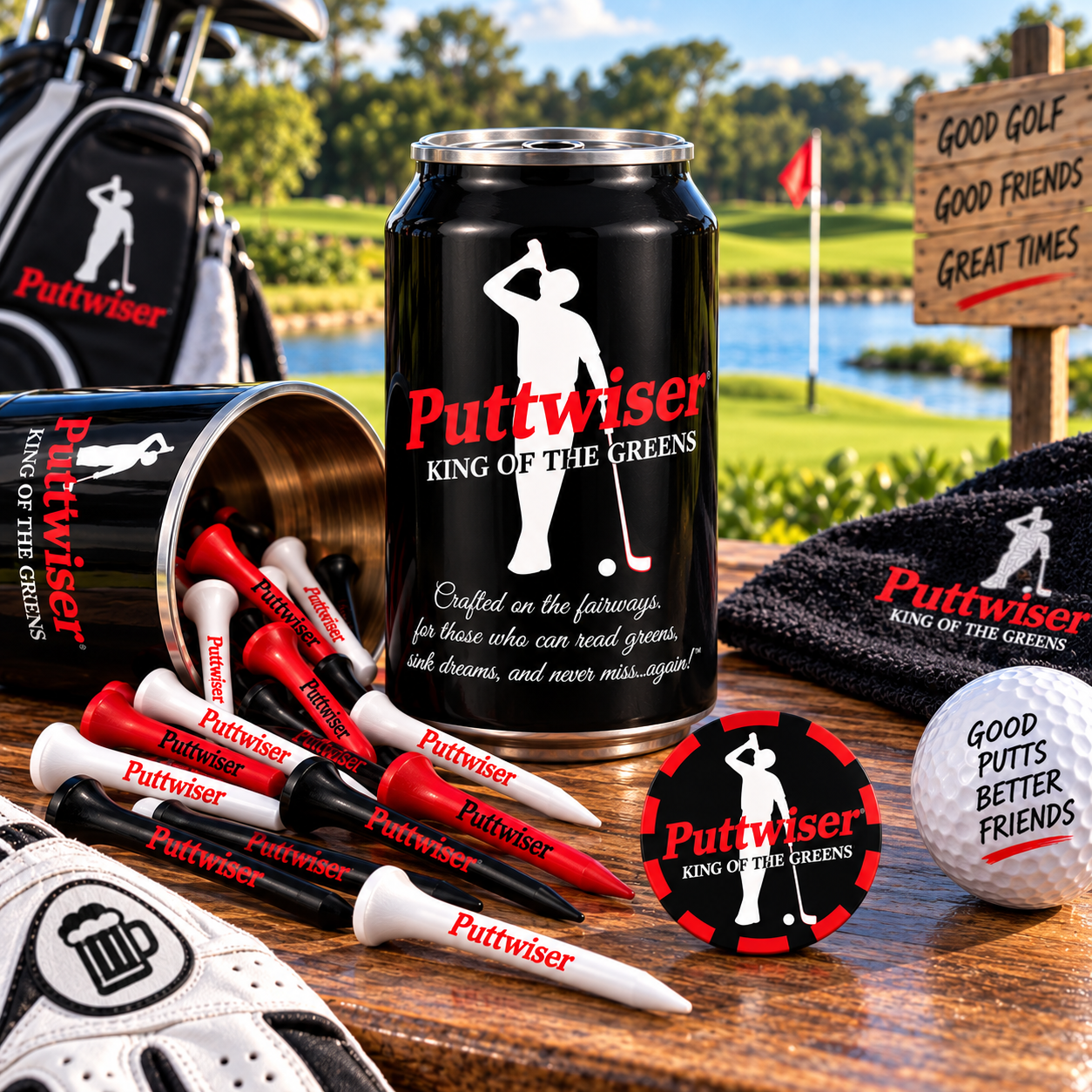PUTTWISER® BEER CAN TEES Coming Soon!