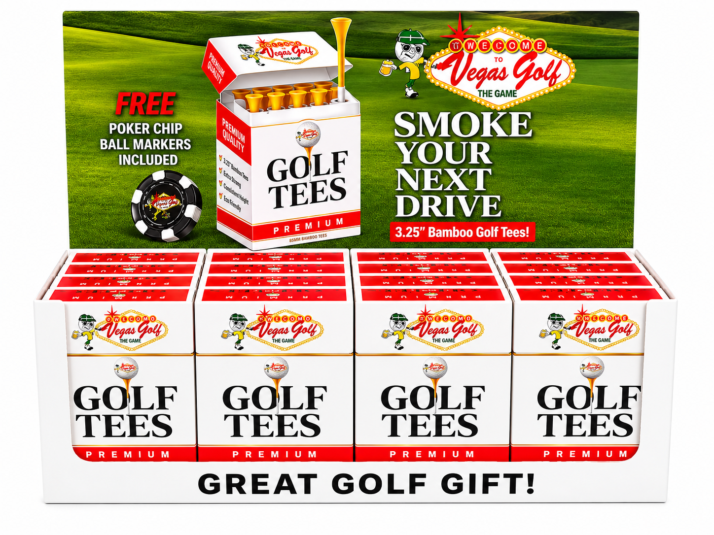 Hilarious Cigarette Golf Tees