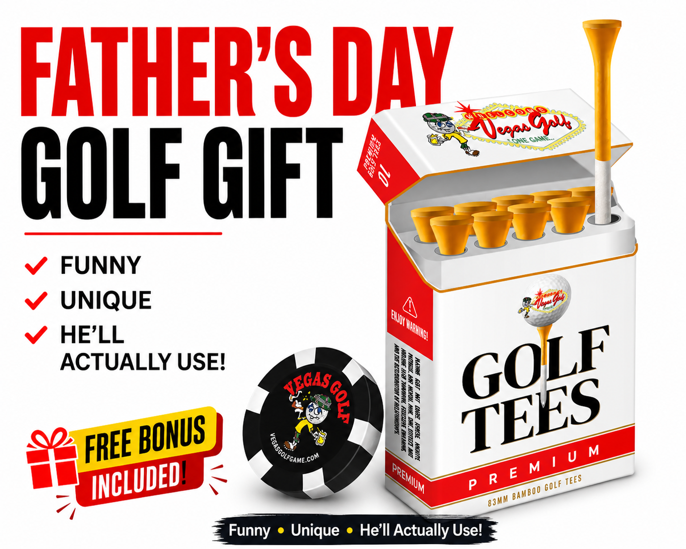 Cigarette Golf Tees