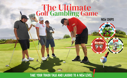 BONUS BUY! ALL IN 27 Chip Golf Gambling Game with 4 Chip Strips
