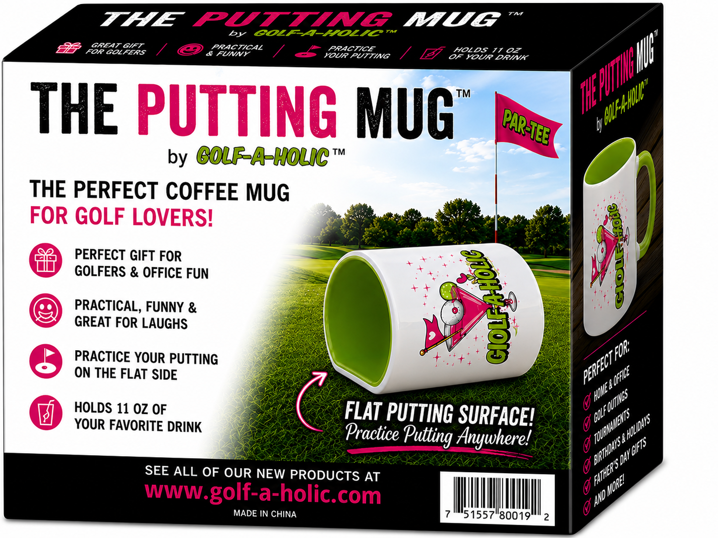 Golf-A-Holic Putting Mug
