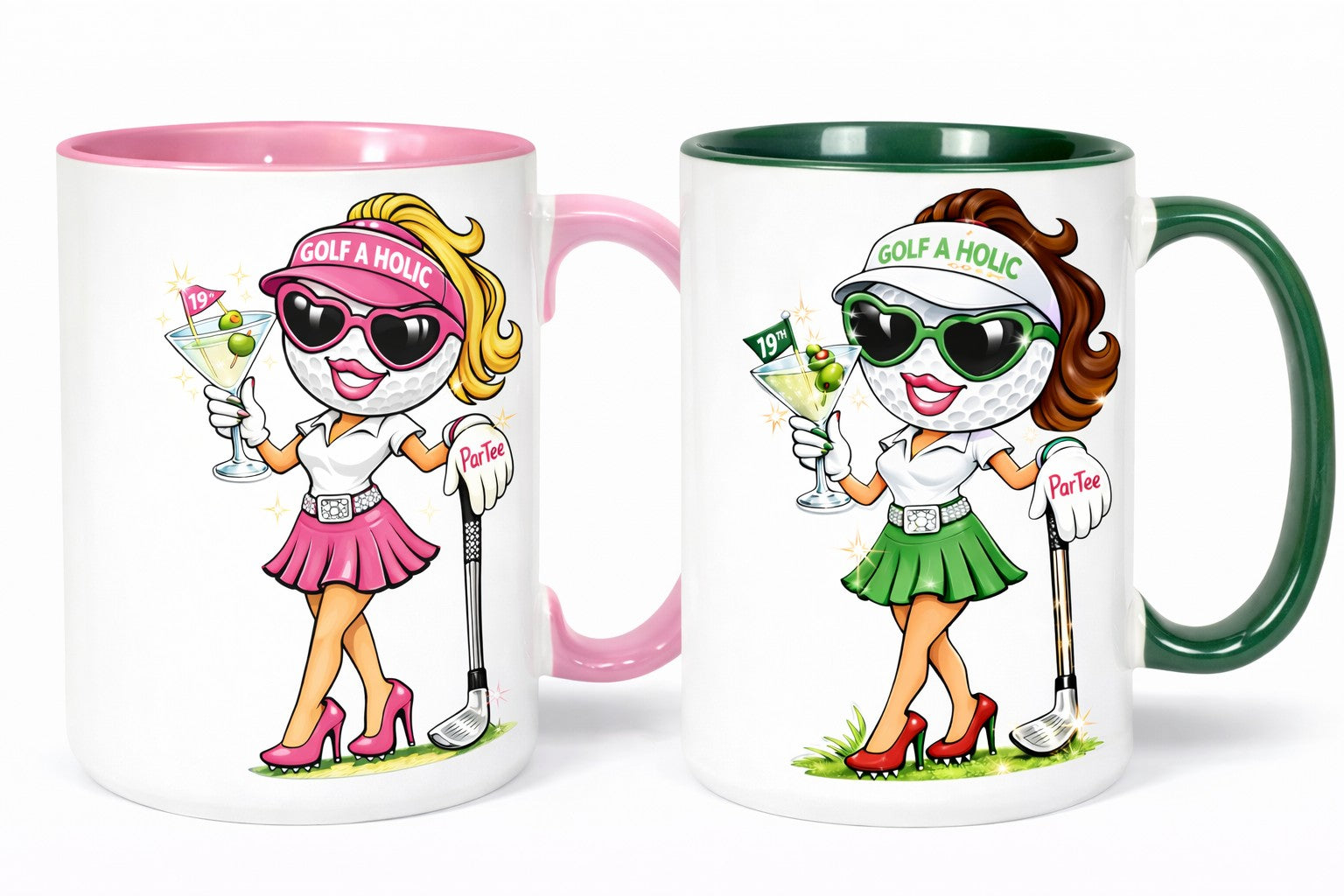 New Golf A Holic Mugs/Key Chain Sets