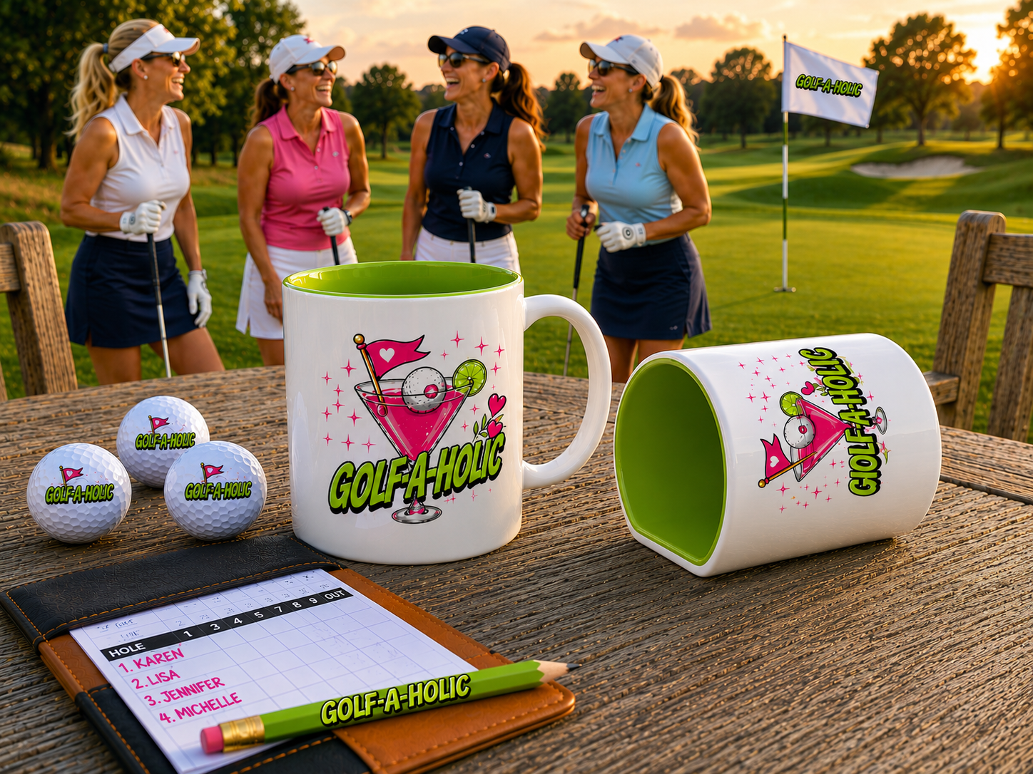 Golf-A-Holic Putting Mug