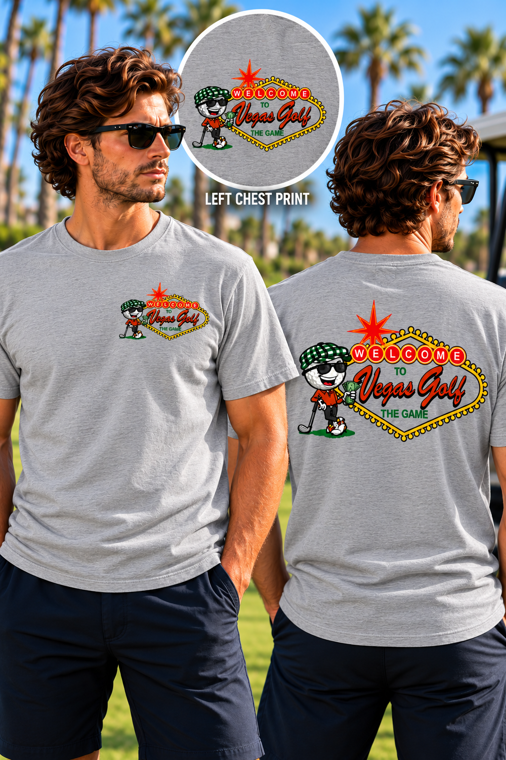 Vegas Golf Lifestyle Tee Shirts