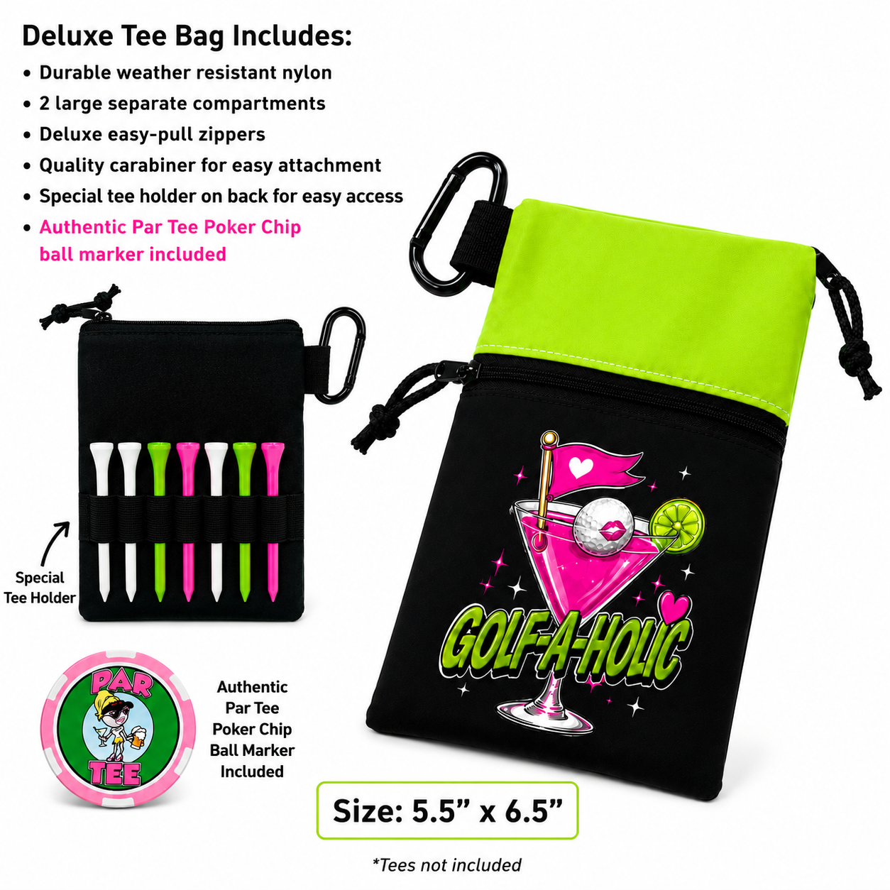 Ladies Golf-A-Holic Tee Bag