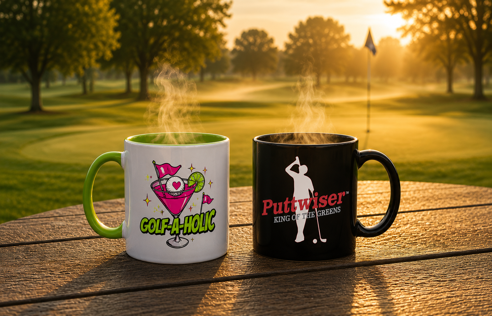 Ladies Golf Mug Golf-A-Holic Putting Mug