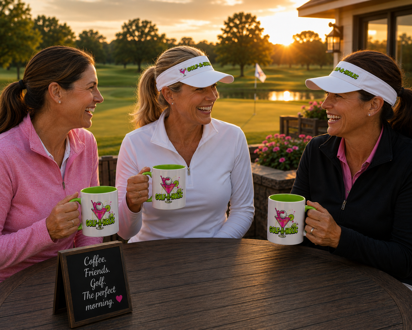 Ladies Golf Mug Golf-A-Holic Putting Mug