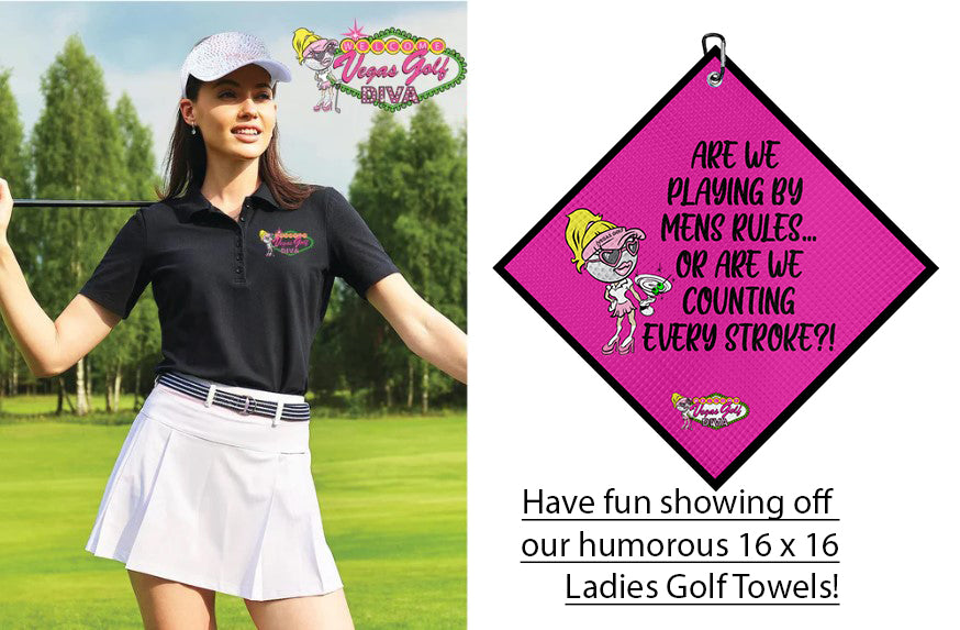 Fun Ladies Golf Towels
