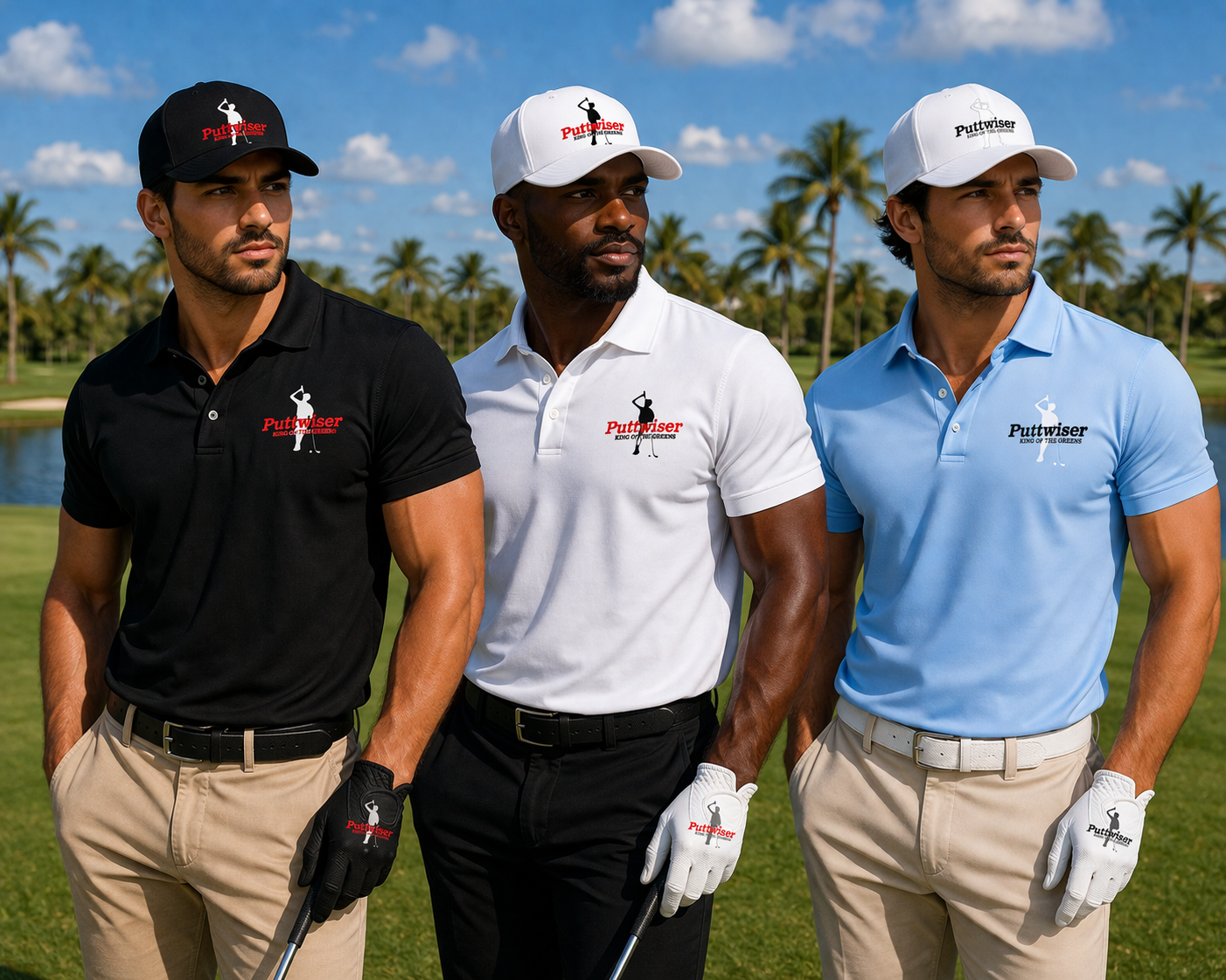 Puttwiser Funny Golf Polo-Blue Preorder Now Available 6/1