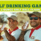 NEW! 2 ounce Golf Ball Flask-Golfing-Drinking On The Golf Course
