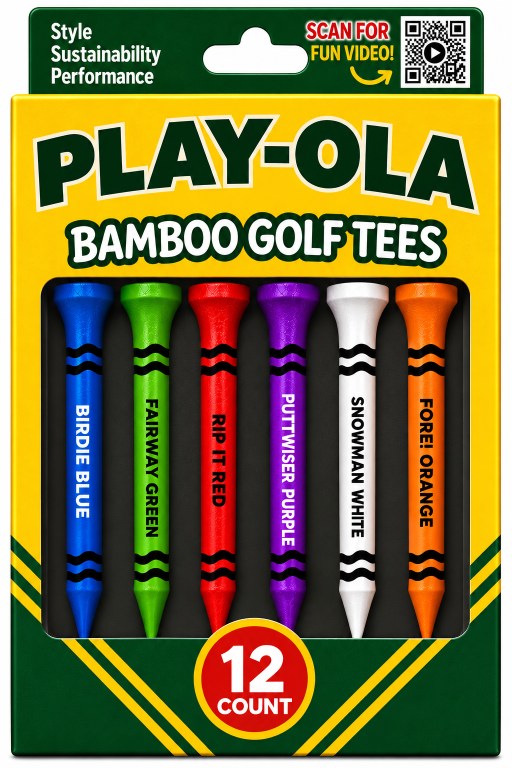 Coming Soon! PLAY-OLA Funny Golf Tees