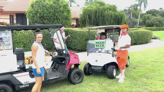 BONUS! NEED BEER GOLF TOWEL with Beer Chip Game