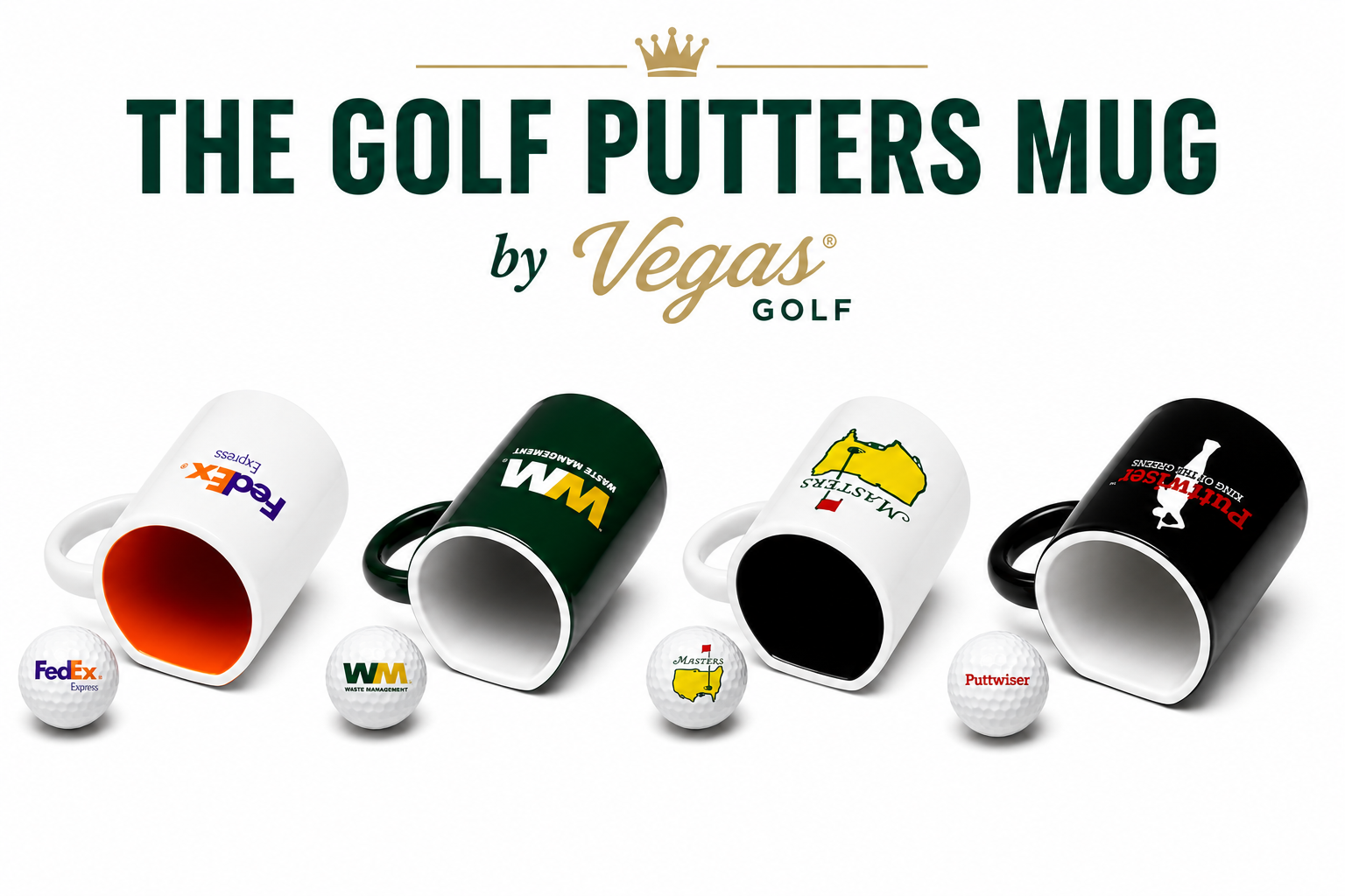 Funny Golf Mug | The Original Putting Mug | Hilarious Puttwiser Golf Putting Coffee Mug