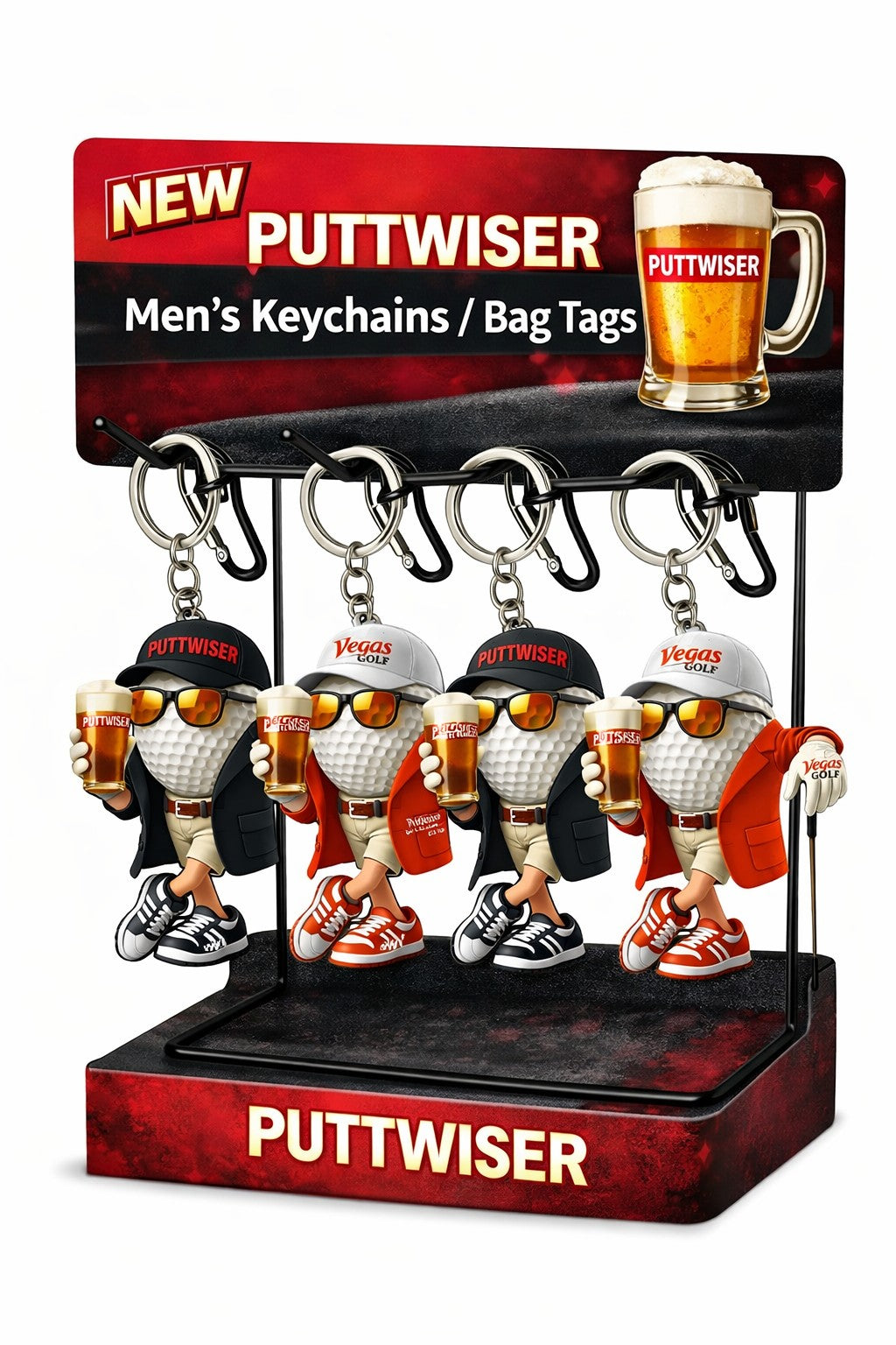 COMING SOON! Hilarious Puttwiser Golf Keychain/Bag Tag