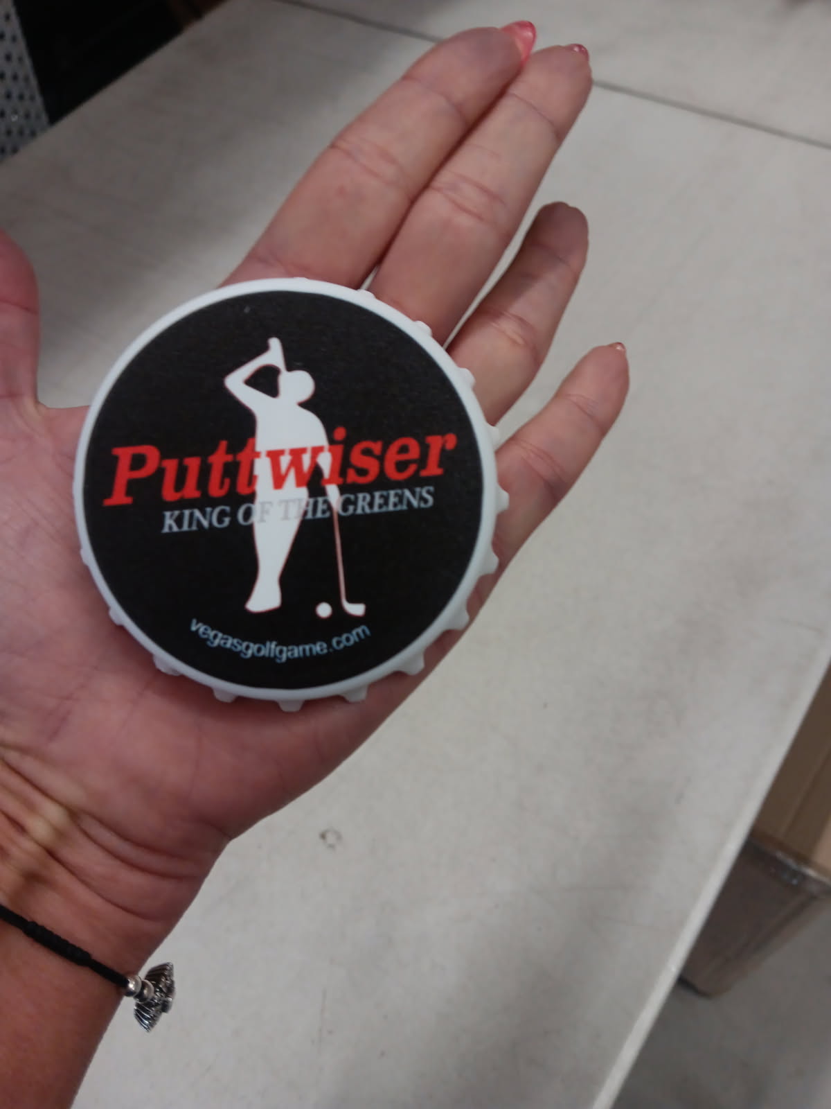 Puttwiser 3" Magnet Bottle Cap Bottle Opener