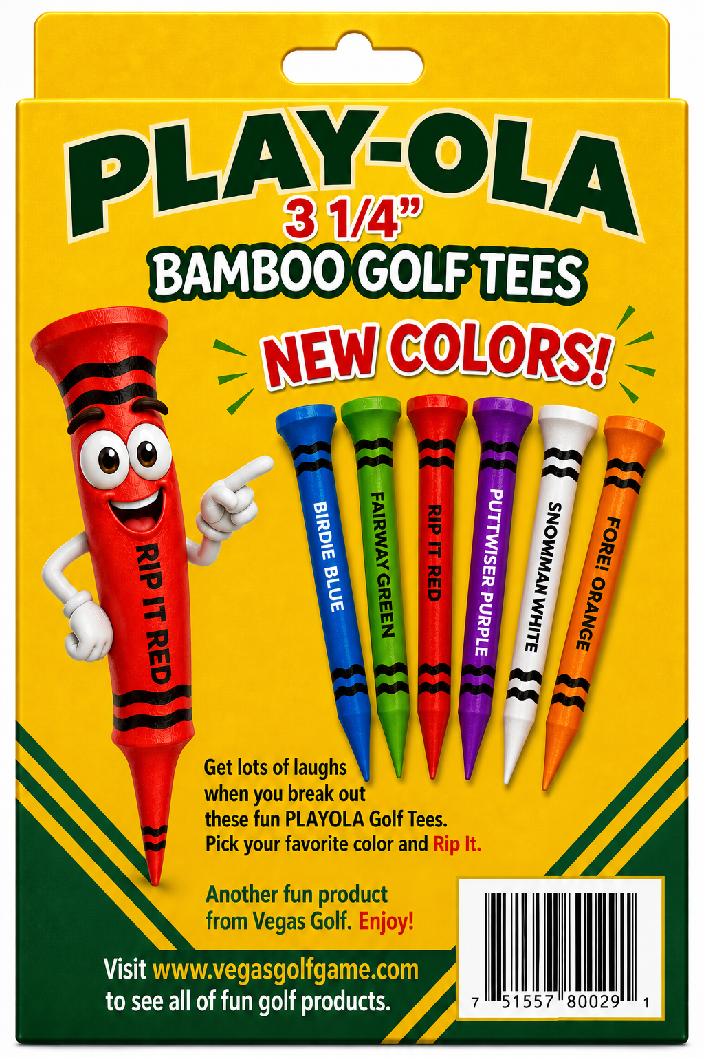 Coming Soon! PLAY-OLA Funny Golf Tees
