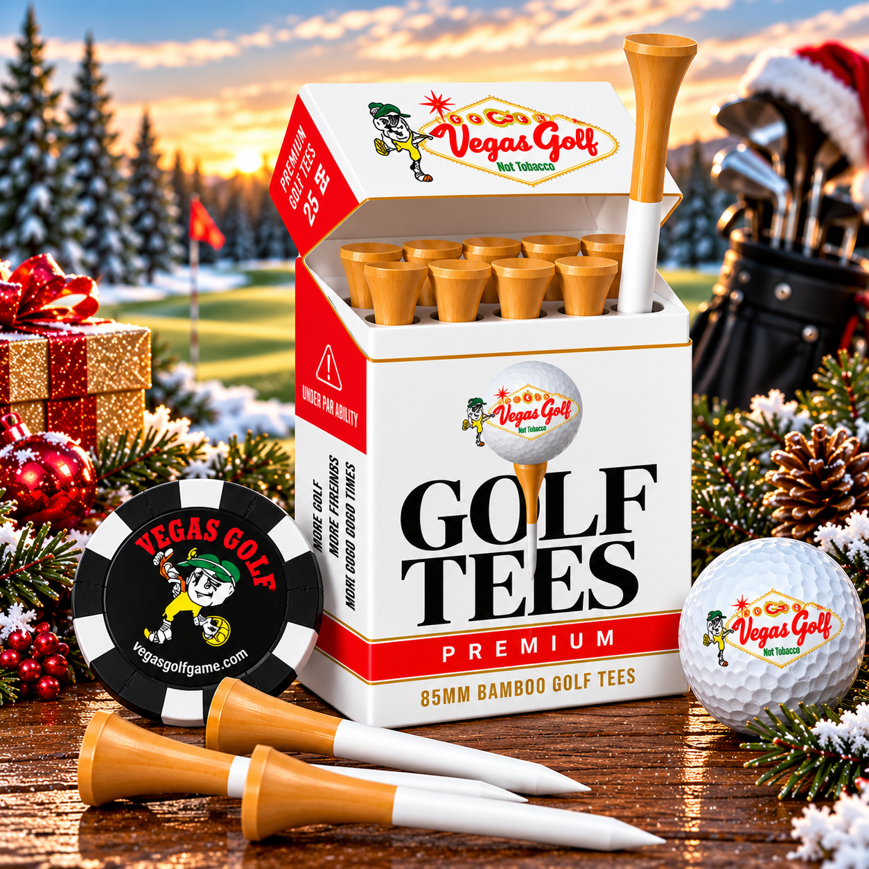 Hilarious Cigarette Golf Tees