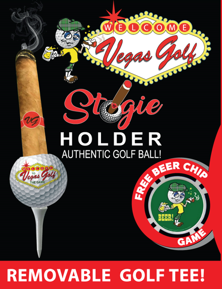 ORDER NOW! Authentic Golf Ball STOGIE HOLDER