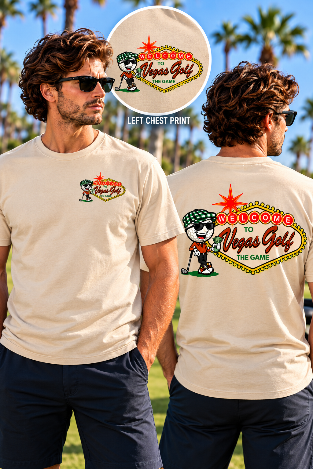 Vegas Golf Lifestyle Tee Shirts